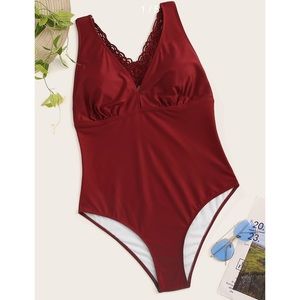 NWT Lace Racerback One Piece